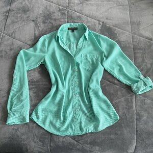 Outback Red Teal Button-Down Shirt